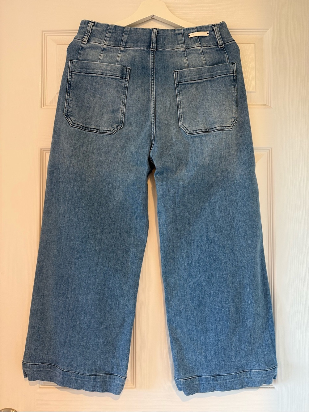 Pilcro and the Letterpress Light Blue Stretch Wide-Leg Jeans. Size:30 - Picture 2 of 12